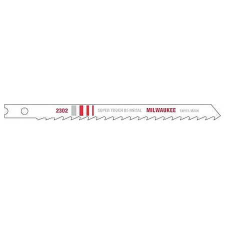 Milwaukee Tool 4 in. 6 TPI Bi-Metal Jig Saw Blades, 5PK 48-42-2302